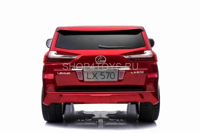 Детский электромобиль Lexus LX570 4WD MP4 - DK-LX570-RED-PAINT-MP4 Детский электромобиль Lexus LX570 4WD MP4 - DK-LX570-RED-PAINT-MP4