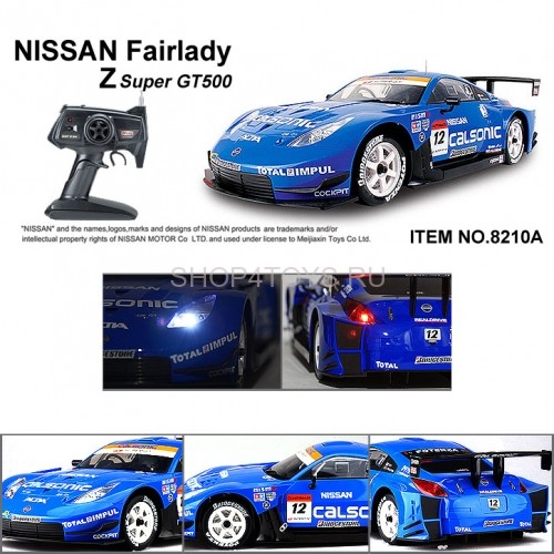 Радиоуправляемая машина MJX Nissan Fairlady Z Super GT500 #12 1:10 - 8210A