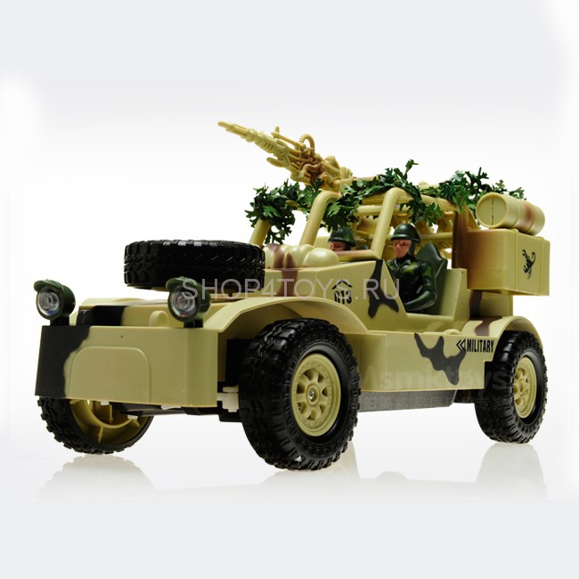 Радиоуправляемый военный джип Field Vehicle 1:20 - 8019B Радиоуправляемый военный джип Field Vehicle 1:20 - 8019B