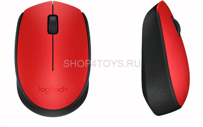 Беспроводная мышь Logitech M170 Red - 910-004648 Беспроводная мышь Logitech M170 Red - 910-004648