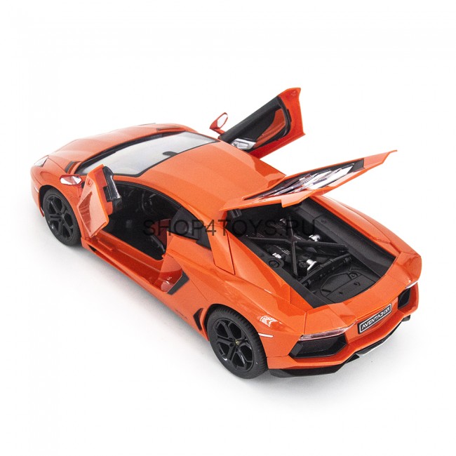Радиоуправляемая машина MZ Lamborghini Aventador LP700 Orange 1:14, открываюся двери и капот - MZ-2225J Радиоуправляемая машина MZ Lamborghini Aventador LP700 Orange 1:14, открываюся двери и капот - MZ-2225J