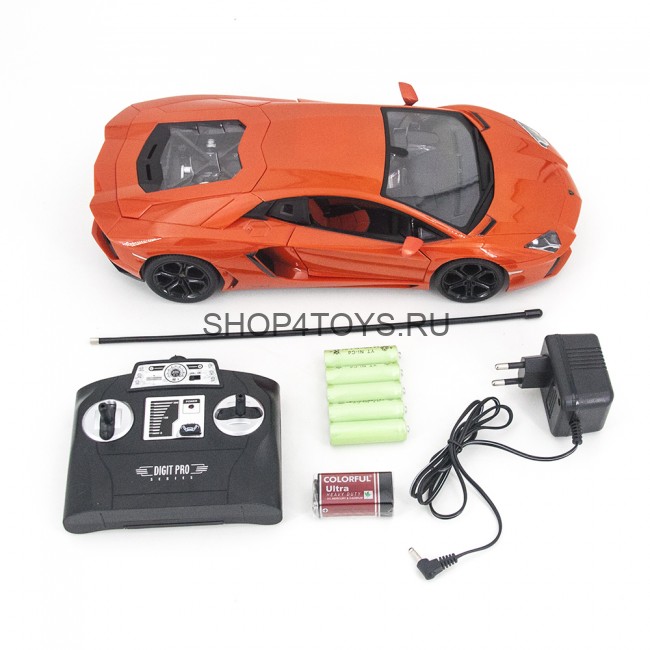 Радиоуправляемая машина MZ Lamborghini Aventador LP700 Orange 1:14, открываюся двери и капот - MZ-2225J Радиоуправляемая машина MZ Lamborghini Aventador LP700 Orange 1:14, открываюся двери и капот - MZ-2225J