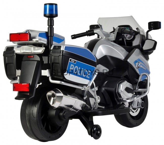 Детский полицейский электромотоцикл BMW R1200RT-P White 12V - 212