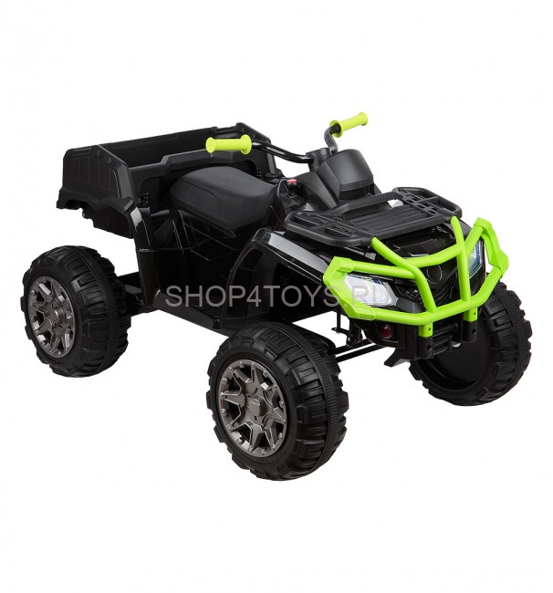 Детский квадроцикл Grizzly Next Green/Black 4WD с пультом управления 2.4G - BDM0909 Детский квадроцикл Grizzly Next Green/Black 4WD с пультом управления 2.4G - BDM0909