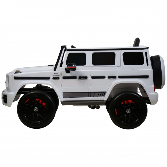 Электромобиль Mercedes-Benz G63 AMG 12V с высокой дверью - BBH-0002H-WHITE Электромобиль Mercedes-Benz G63 AMG 12V с высокой дверью - BBH-0002H-WHITE