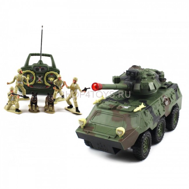 Радиоуправляемый военный бронетранспортер Armored Car 1:20 - 8011B Радиоуправляемый военный бронетранспортер Armored Car 1:20 - 8011B