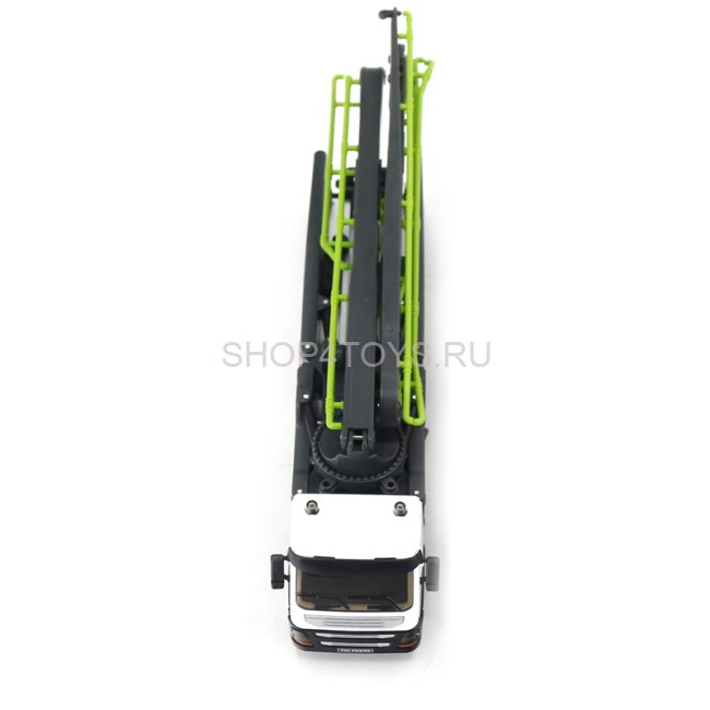 Металлический грузовик бетононасос HuiNa Toys 1:50 - HN1709-GREEN Металлический грузовик бетононасос HuiNa Toys 1:50 - HN1709-GREEN