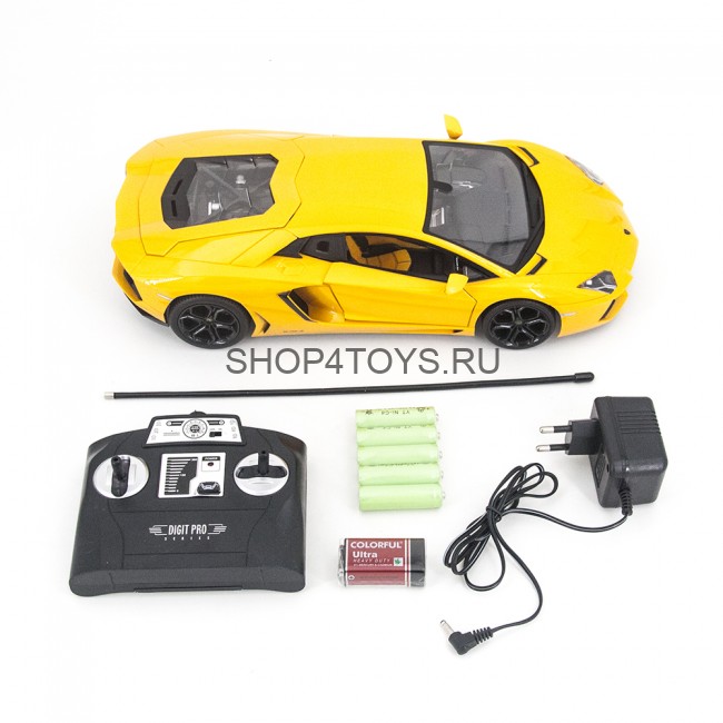 Радиоуправляемая машина MZ Lamborghini Aventador LP700 Yellow 1:14, открываюся двери и капот - MZ-2225J-Y Радиоуправляемая машина MZ Lamborghini Aventador LP700 Yellow 1:14, открываюся двери и капот - MZ-2225J-Y