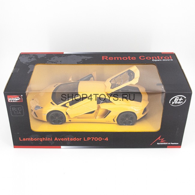 Радиоуправляемая машина MZ Lamborghini Aventador LP700 Yellow 1:14, открываюся двери и капот - MZ-2225J-Y Радиоуправляемая машина MZ Lamborghini Aventador LP700 Yellow 1:14, открываюся двери и капот - MZ-2225J-Y