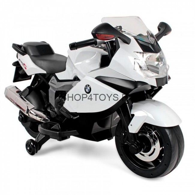 Детский электромотоцикл BMW KS1300S White 12V - 283 Детский электромотоцикл BMW KS1300S White 12V - 283
