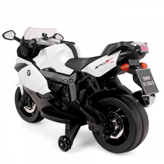 Детский электромотоцикл BMW KS1300S White 12V - 283 Детский электромотоцикл BMW KS1300S White 12V - 283