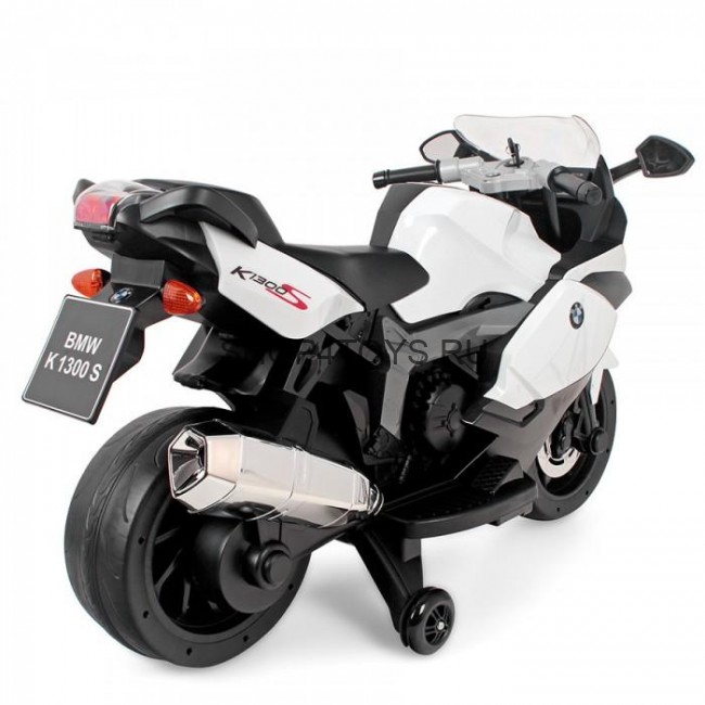 Детский электромотоцикл BMW KS1300S White 12V - 283 Детский электромотоцикл BMW KS1300S White 12V - 283