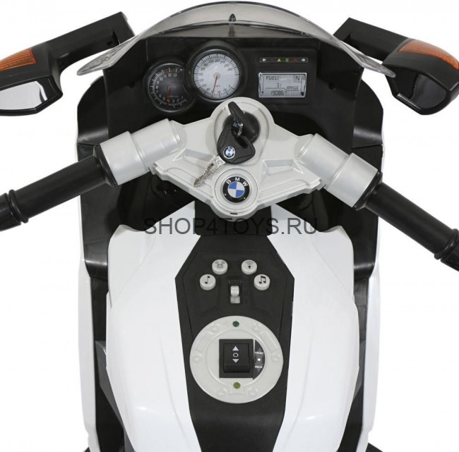Детский электромотоцикл BMW KS1300S White 12V - 283 Детский электромотоцикл BMW KS1300S White 12V - 283