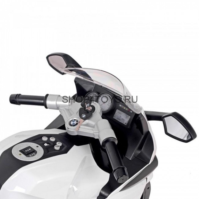 Детский электромотоцикл BMW KS1300S White 12V - 283 Детский электромотоцикл BMW KS1300S White 12V - 283