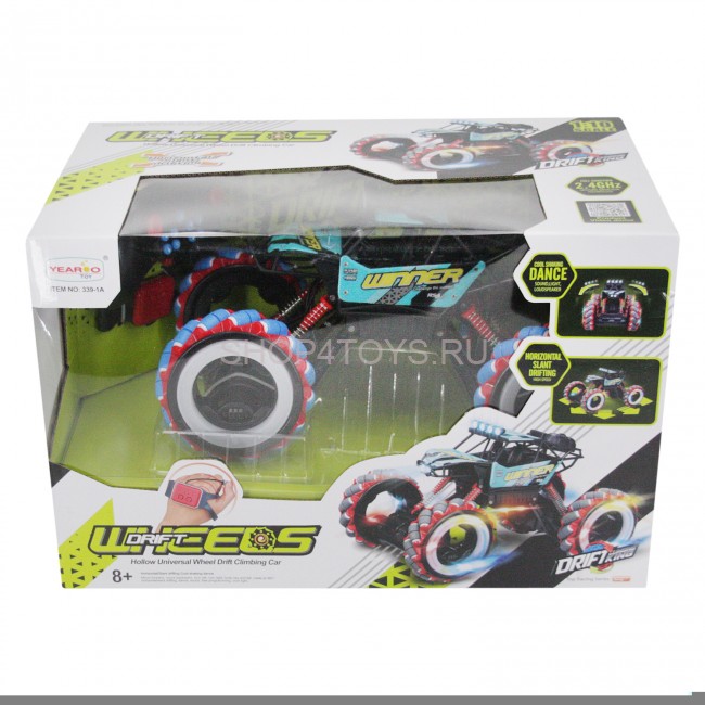 Радиоуправляемый краулер для дрифта Yearoo (часы + пульт) 1:10 - 339-1A-BLUE