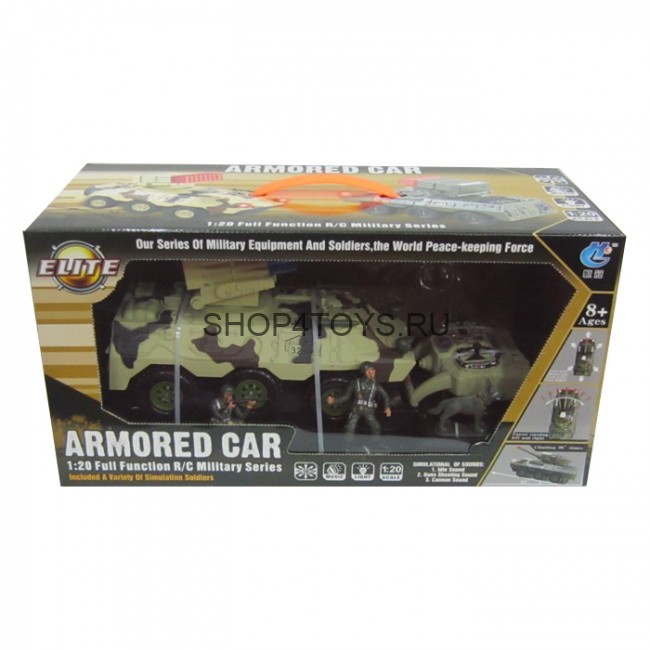 Радиоуправляемый военный бронетранспортер Armored Car 1:20 - 8012B Радиоуправляемый военный бронетранспортер Armored Car 1:20 - 8012B