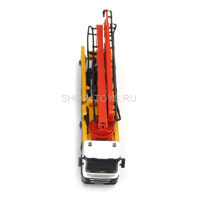 Металлический грузовик бетононасос HuiNa Toys 1:50 - HN1709-RED Металлический грузовик бетононасос HuiNa Toys 1:50 - HN1709-RED