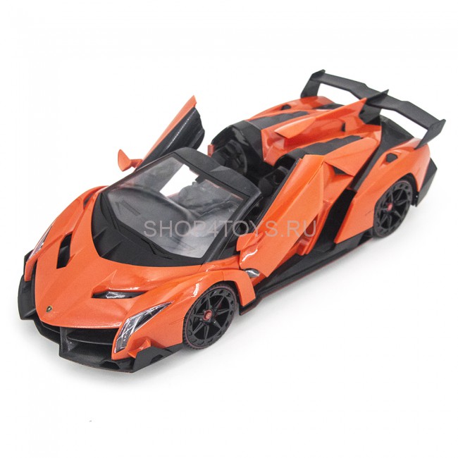 Радиоуправляемая машина Ламборджини  MZ Lamborghini Veneno Cabrio Orange 1:14 - MZ-2304J-O Радиоуправляемая машина Ламборджини  MZ Lamborghini Veneno Cabrio Orange 1:14 - MZ-2304J-O