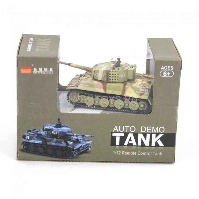 Радиоуправляемый танк Great Wall Tiger (песочный камуфляж, 35MHz, 1:72) - 2117-2 Радиоуправляемый танк Great Wall Tiger (песочный камуфляж, 35MHz, 1:72) - 2117-2