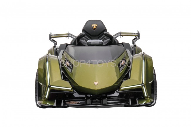 Детский электромобиль Lamborghini V12 Vision Gran Turismo 4WD 12V - HL528-LUX-ARMY-GREEN Детский электромобиль Lamborghini V12 Vision Gran Turismo 4WD 12V - HL528-LUX-ARMY-GREEN