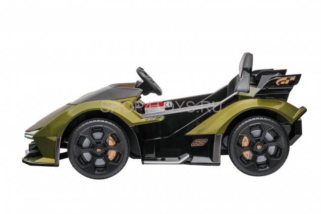 Детский электромобиль Lamborghini V12 Vision Gran Turismo 4WD 12V - HL528-LUX-ARMY-GREEN Детский электромобиль Lamborghini V12 Vision Gran Turismo 4WD 12V - HL528-LUX-ARMY-GREEN