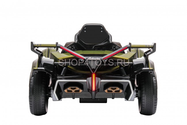 Детский электромобиль Lamborghini V12 Vision Gran Turismo 4WD 12V - HL528-LUX-ARMY-GREEN Детский электромобиль Lamborghini V12 Vision Gran Turismo 4WD 12V - HL528-LUX-ARMY-GREEN