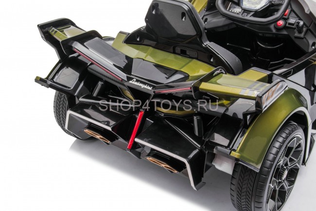 Детский электромобиль Lamborghini V12 Vision Gran Turismo 4WD 12V - HL528-LUX-ARMY-GREEN Детский электромобиль Lamborghini V12 Vision Gran Turismo 4WD 12V - HL528-LUX-ARMY-GREEN