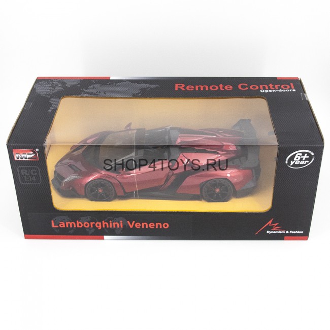 Радиоуправляемая машина MZ Lamborghini Veneno Cabrio Red 1:14 - MZ-2304J