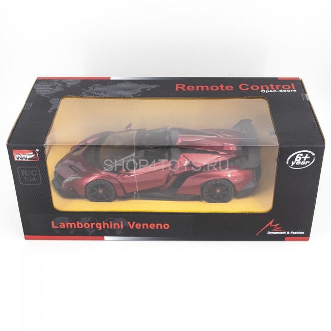 Радиоуправляемая машина MZ Lamborghini Veneno Cabrio Red 1:14 - MZ-2304J