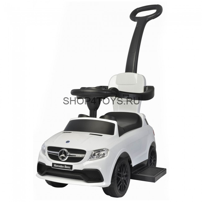 Толокар с ручкой Mercedes-Benz AMG GLE63 White - 3288 Толокар с ручкой Mercedes-Benz AMG GLE63 White - 3288