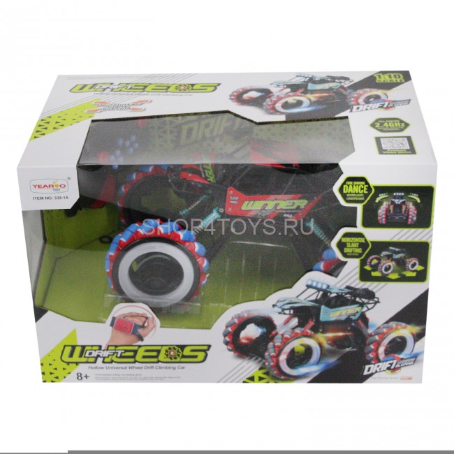 Радиоуправляемый краулер для дрифта Yearoo (часы + пульт) 1:10 - 339-1A-RED