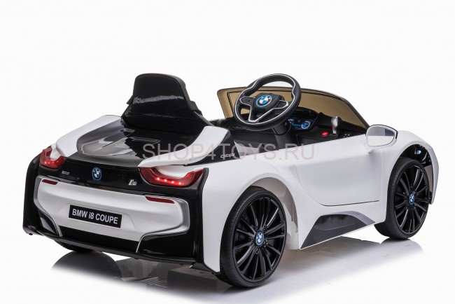 Детский электромобиль BMW i8 Coupe 12V - JE1001-WHITE Детский электромобиль BMW i8 Coupe 12V - JE1001-WHITE