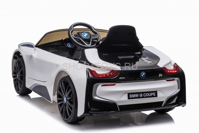 Детский электромобиль BMW i8 Coupe 12V - JE1001-WHITE Детский электромобиль BMW i8 Coupe 12V - JE1001-WHITE