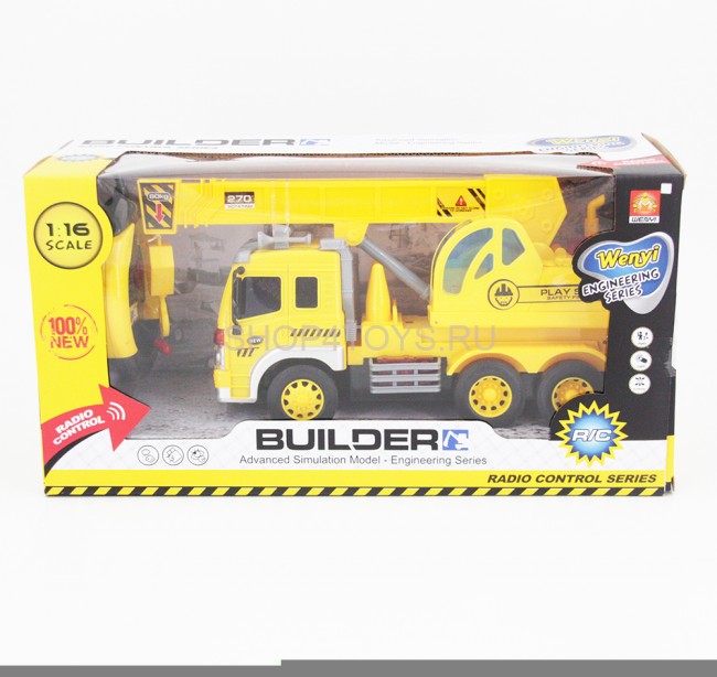 Радиоуправляемый грузовик - кран 1:16 - WY1005