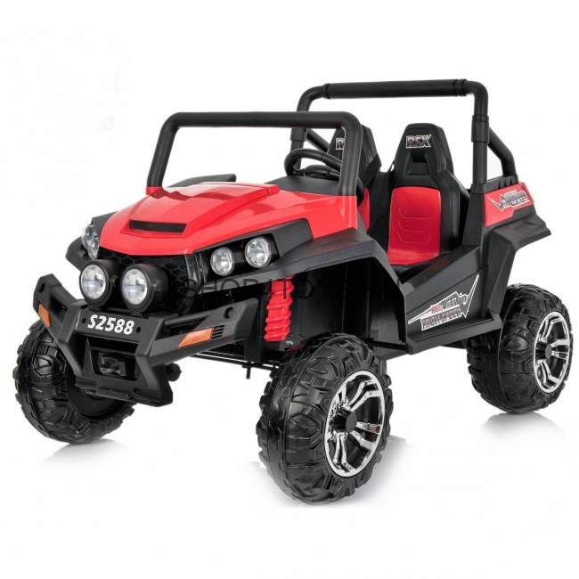 Двухместный полноприводный электромобиль Red Buggy 12V 2.4G - S2588 Двухместный полноприводный электромобиль Red Buggy 12V 2.4G - S2588