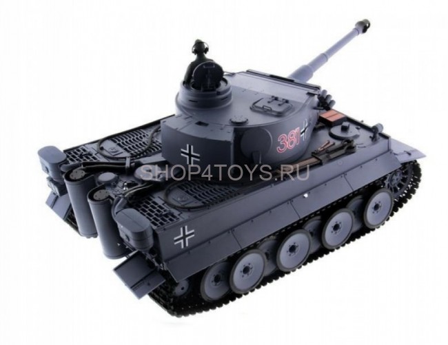 Радиоуправляемый танк Heng Long German Tiger 1:16 (ИК+Пневмо) 2.4G - 3818-1 V6.0 Радиоуправляемый танк Heng Long German Tiger 1:16 (ИК+Пневмо) 2.4G - 3818-1 V6.0