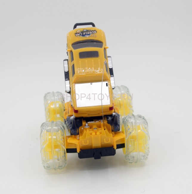 Радиоуправляемая машина-перевертыш Bubble Car желтая - 333-PP03