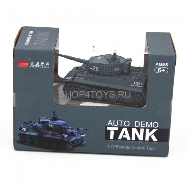 Радиоуправляемый танк Great Wall Tiger (серый, 49MHz, 1:72) - 2117-4 Радиоуправляемый танк Great Wall Tiger (серый, 49MHz, 1:72) - 2117-4