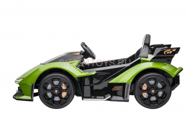 Детский электромобиль Lamborghini V12 Vision Gran Turismo 4WD 12V - HL528-LUX-GREEN Детский электромобиль Lamborghini V12 Vision Gran Turismo 4WD 12V - HL528-LUX-GREEN