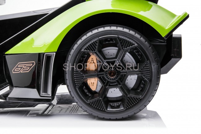 Детский электромобиль Lamborghini V12 Vision Gran Turismo 4WD 12V - HL528-LUX-GREEN Детский электромобиль Lamborghini V12 Vision Gran Turismo 4WD 12V - HL528-LUX-GREEN
