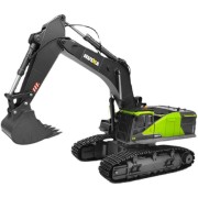 Металлический гусеничный экскаватор HUI NA TOYS масштаб 1:50 - HN1721-GREEN Металлический гусеничный экскаватор HUI NA TOYS масштаб 1:50 - HN1721-GREEN