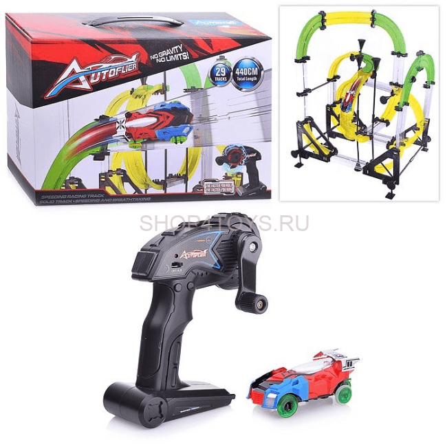 Гоночный трек AutoFlier (29 деталей, 4.4 м, 1 машинка, 1 пульт) - AF667