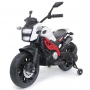 Детский электромотоцикл Harley Davidson - DLS01-WHITE-RED Детский электромотоцикл Harley Davidson - DLS01-WHITE-RED