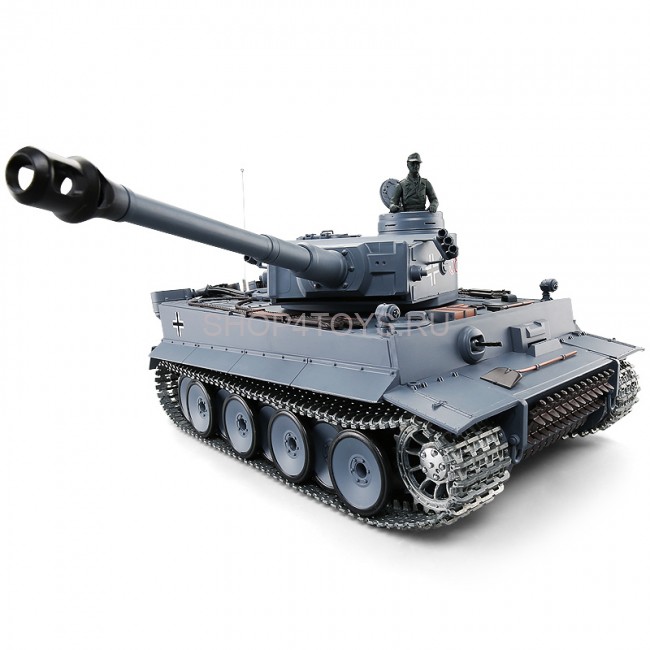 Радиоуправляемый танк Heng Long German Tiger PRO 1:16 (ИК+Пневмо) 2.4G - 3818-1PRO-MS V6.0 Радиоуправляемый танк Heng Long German Tiger PRO 1:16 (ИК+Пневмо) 2.4G - 3818-1PRO-MS V6.0