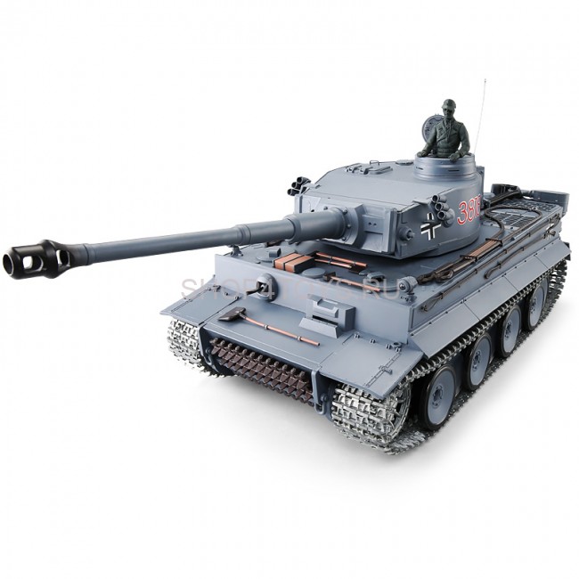 Радиоуправляемый танк Heng Long German Tiger PRO 1:16 (ИК+Пневмо) 2.4G - 3818-1PRO-MS V6.0 Радиоуправляемый танк Heng Long German Tiger PRO 1:16 (ИК+Пневмо) 2.4G - 3818-1PRO-MS V6.0
