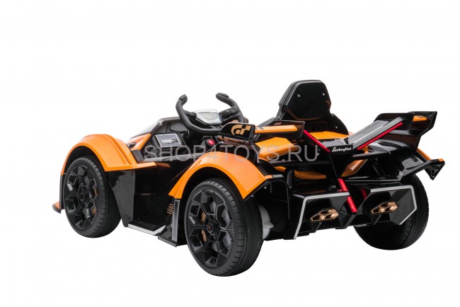 Детский электромобиль Lamborghini V12 Vision Gran Turismo 4WD 12V - HL528-LUX-ORANGE Детский электромобиль Lamborghini V12 Vision Gran Turismo 4WD 12V - HL528-LUX-ORANGE