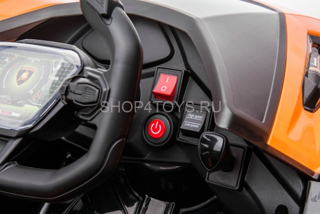 Детский электромобиль Lamborghini V12 Vision Gran Turismo 4WD 12V - HL528-LUX-ORANGE Детский электромобиль Lamborghini V12 Vision Gran Turismo 4WD 12V - HL528-LUX-ORANGE