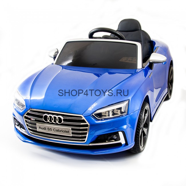 Детский электромобиль Audi S5 Cabriolet LUXURY 2.4G - Blue - HL258-LUX Детский электромобиль Audi S5 Cabriolet LUXURY 2.4G - Blue - HL258-LUX