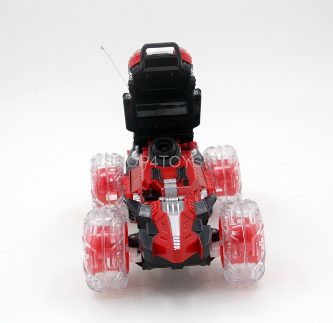 Радиоуправляемая машина-перевертыш Bubble Car красная - 333-PP02