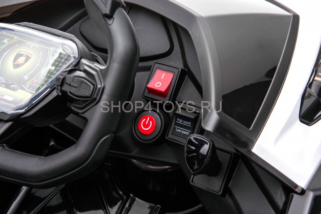 Детский электромобиль Lamborghini V12 Vision Gran Turismo 4WD 12V - HL528-LUX-WHITE Детский электромобиль Lamborghini V12 Vision Gran Turismo 4WD 12V - HL528-LUX-WHITE